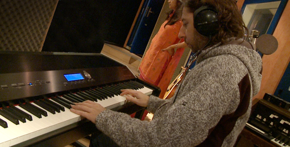 Giuliano Cremasco al pianoforte - Synphonyc Studio - Zurigo